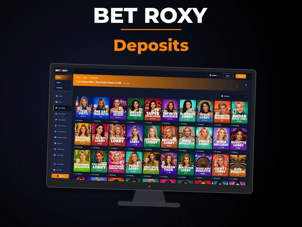 Bet Roxy - Deposits