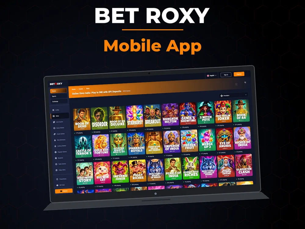 Bet Roxy - Mobile App