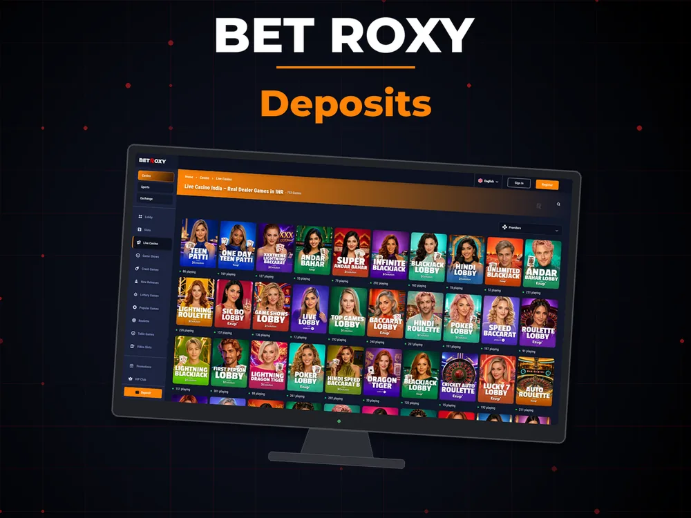 Bet Roxy - Deposits